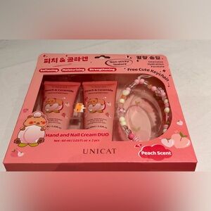 Nica Pink Hand and Nail Cream Duo with Beaded Bracelet